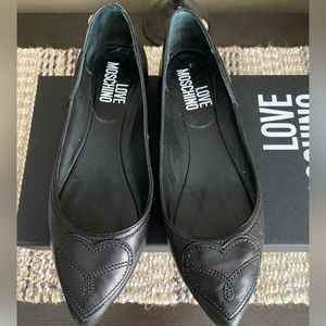 Love Moschino black Flats